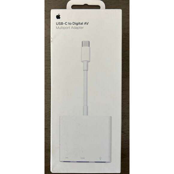 Apple USB-C to Digital AV Multiport Adapter - HDMI/USB/USB-C - New Genuine - Picture 1 of 5